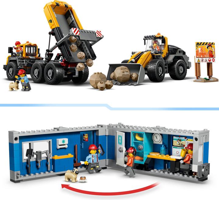 Produktbild LEGO Kipplaster und Schaufellader (60494, LEGO City)