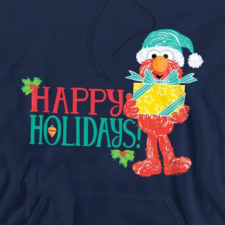 Produktbild Happy Holidays Kapuzenpullover weihnachtliches Design (M)