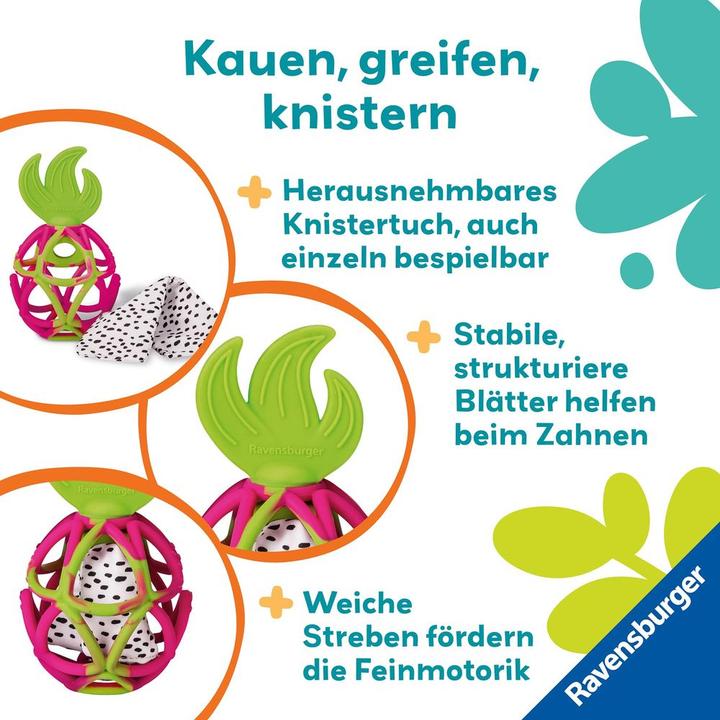 Productafbeelding Ravensburger Play+ Sensorik-Greifling: Drachenfrucht - ab 0 Monate