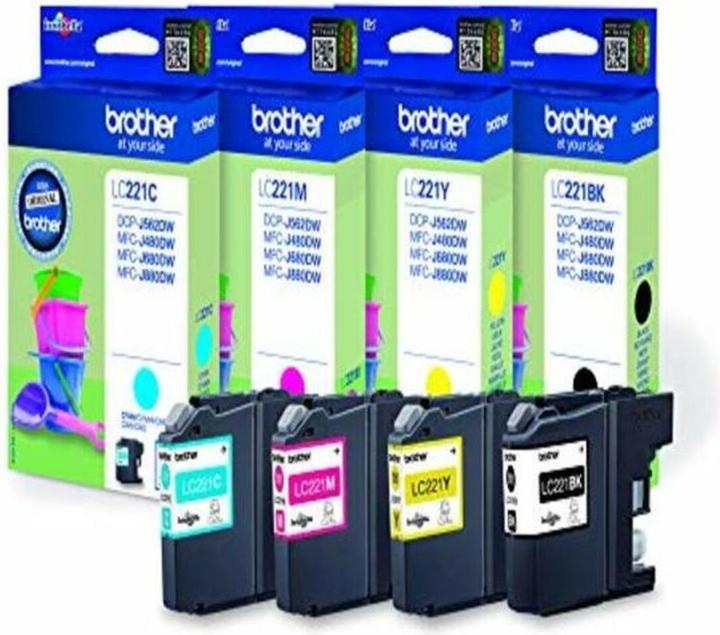 Produktbild Brother LC-221 Valuepack (M, C, Y, BK)