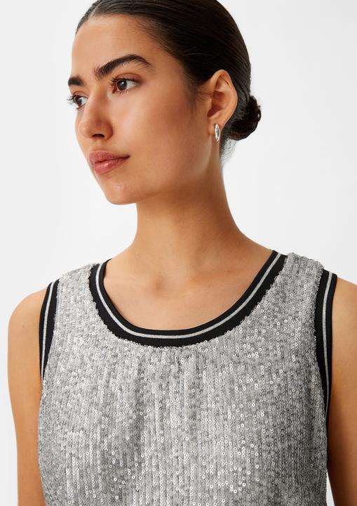 Actual product image Comma Bluse Blusentop mit Pailletten (44)