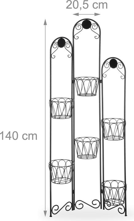 Image du produit Relaxdays Escalier pour fleurs