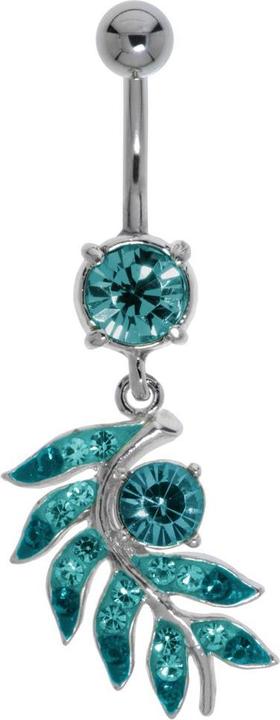 Produktbild Bijouteria Bauchpiercing (Kristall, Chirurgenstahl 316L, Messing rhodiniert)