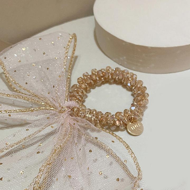 Actual product image Avizar Haargummi Strass und Glitzer Léonora (Hair tie)