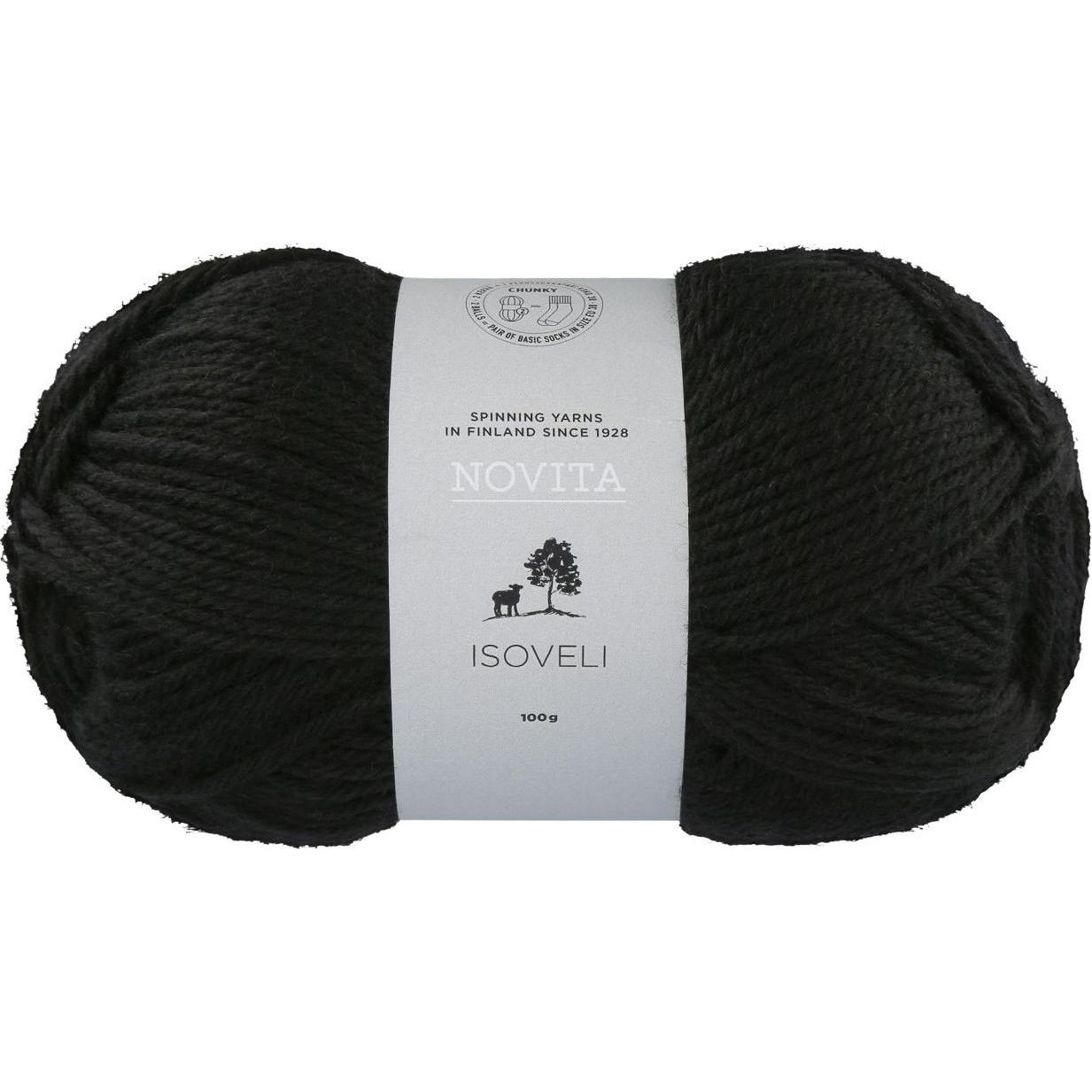 Novita col. 99 Russ 130 m 100 g, Garn + Wolle