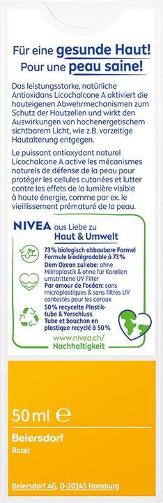 Immagine prodotto NIVEA Sun UV Face Shine Control (Crema solare viso, SPF 30, 50 ml, 69 g)