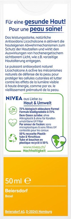 Produktbild NIVEA Sun UV Face Shine Control (Sonnencreme Gesicht, SPF 30, 50 ml, 66.90 g)