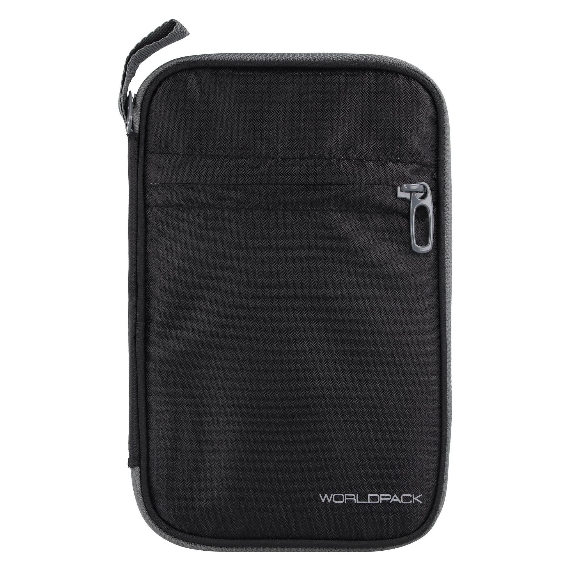 Worldpack, Reisezubehör, Reiseaccessoires Reisepassetui 14 Cm, Grau, (Reisepasshülle)