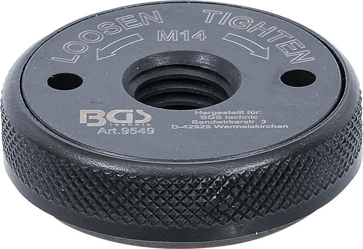 Actual product image BGS Quick Release Nut for Angle Grinder M14