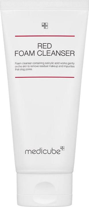 Actual product image Medicube Red Foam Cleanser - Deeply Cleanses, Removes Impurities, Controls Sebum (Cleansing Foam, 120 ml)