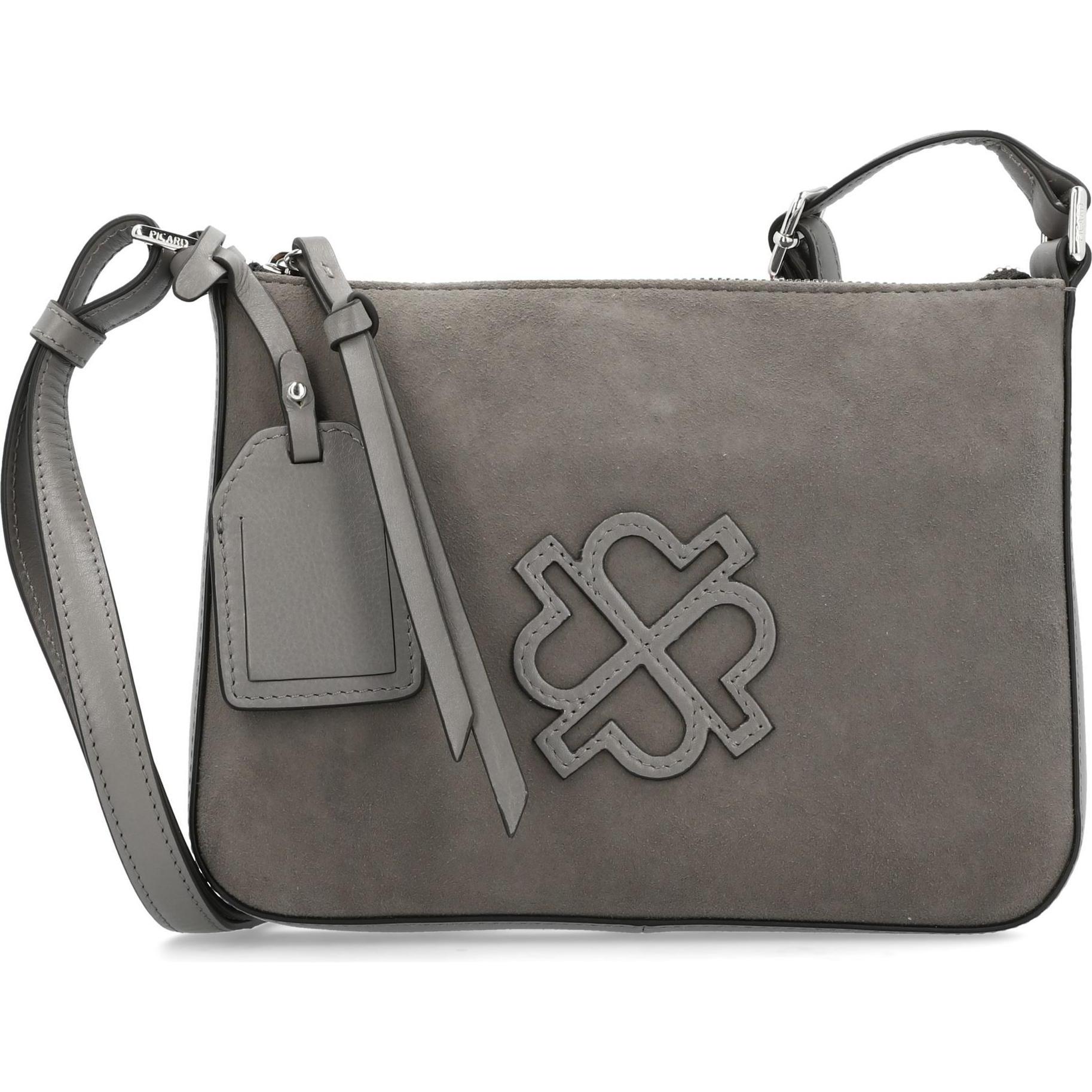 Picard, Handtasche, Donna Umhängetasche Leder 21.5 cm, Grau