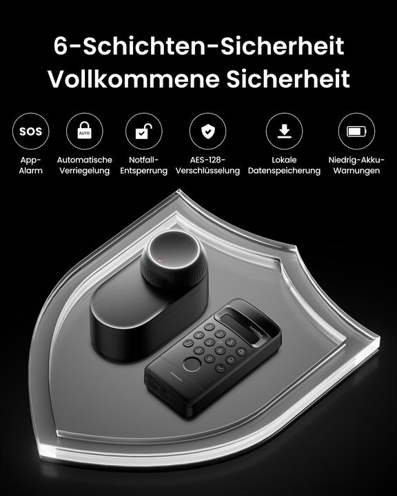 Actual product image SwitchBot Keypad Vision (Electronic numerical code, Face recognition, Fingerprint)