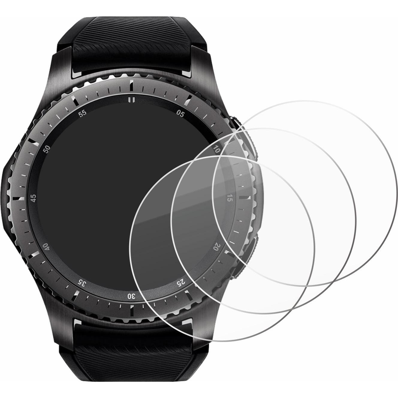 Thumbnail - Savvies Panzerglas Hartglas Displayschutz, Smartwatch Schutzfolie, Transparent