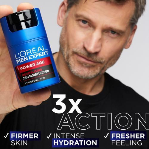 Actual product image L'Oréal Paris Men Expert Power Age 24H Moisturiser (50 ml, Day cream)