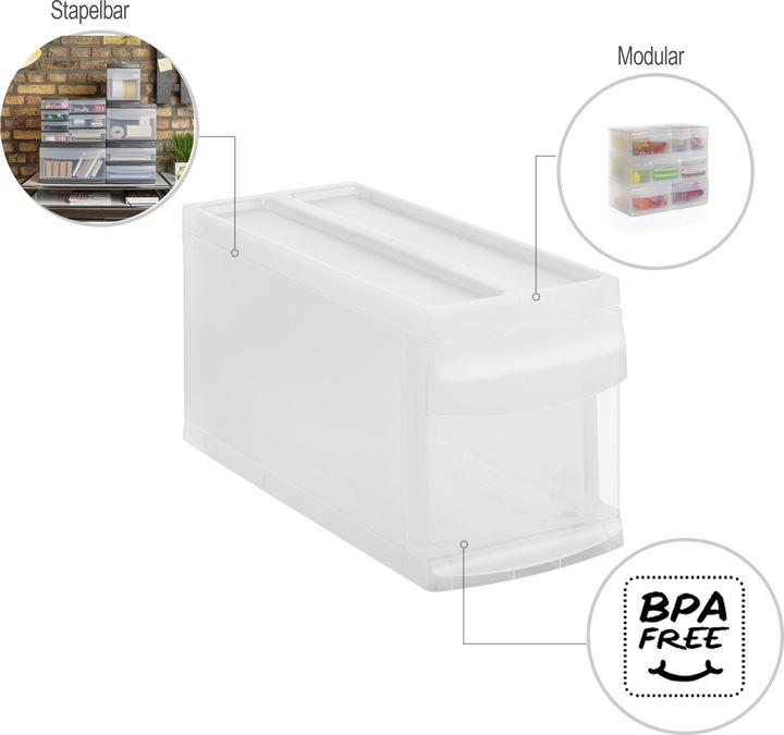 Actual product image Rotho Drawer box Systemix S (A4)