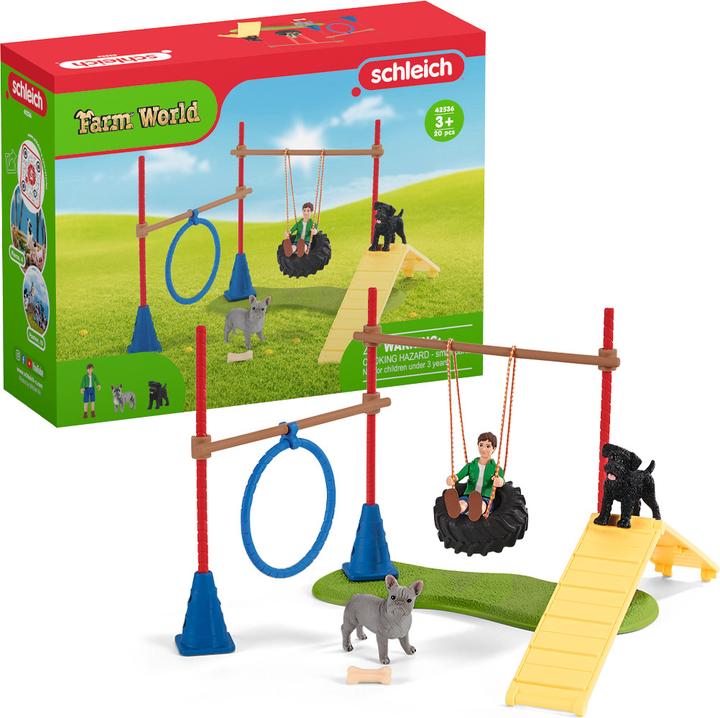 Actual product image Schleich Fun for dogs
