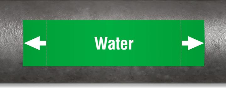 Produktbild Brady ISO 20560 Pipe Markers - Water