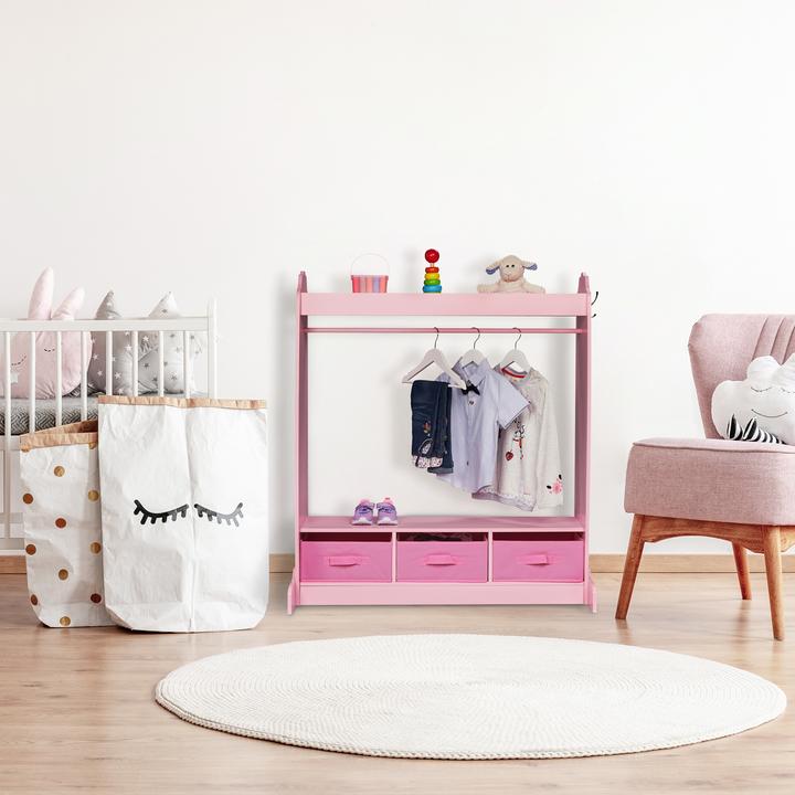 Image du produit Relaxdays Porte-manteaux pour enfants