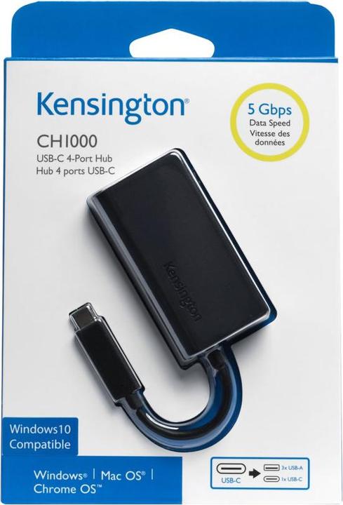 Produktbild Kensington K39124EU (USB-C, 4 Ports)