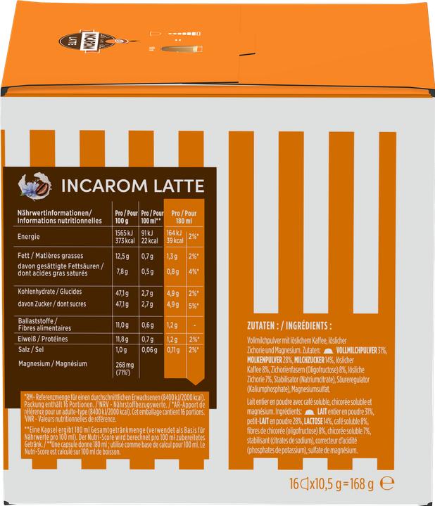 Immagine prodotto Nescafé Dolce Gusto Incarom Latte (16 x Porta.)