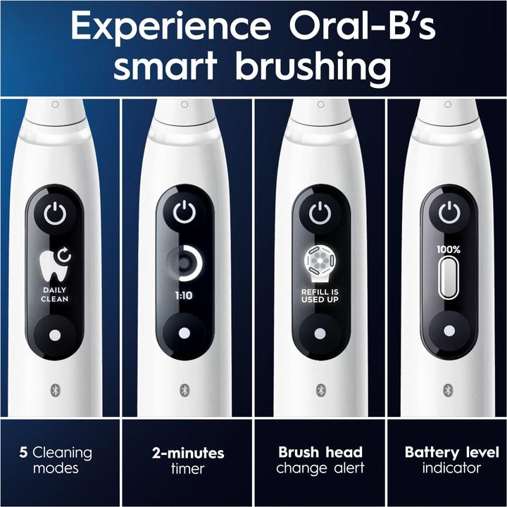 Produktbild Oral-B Eltandbørste iO7S White (Oszillierende Zahnbürste)