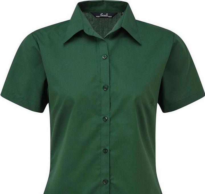 Produktbild Premier Kurzarm Popeline Bluse Arbeitshemd (26, 52)