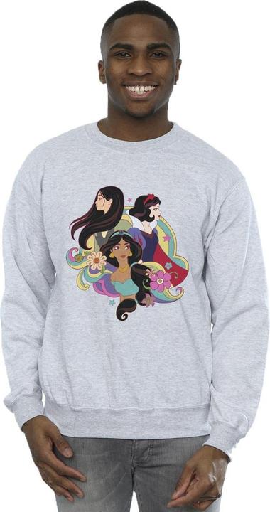 Actual product image Disney Mens Princess Mulan Jasmine Snow White Sweatshirt (L)
