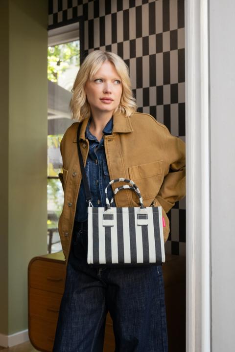 Produktbild reisenthel Tasche Daily Shopper XS Summerstripes Black