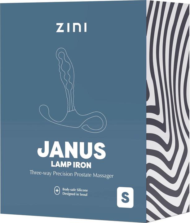 Actual product image Zini Janus Lamp Iron, Three Way Precision Prostate Massager (Small)