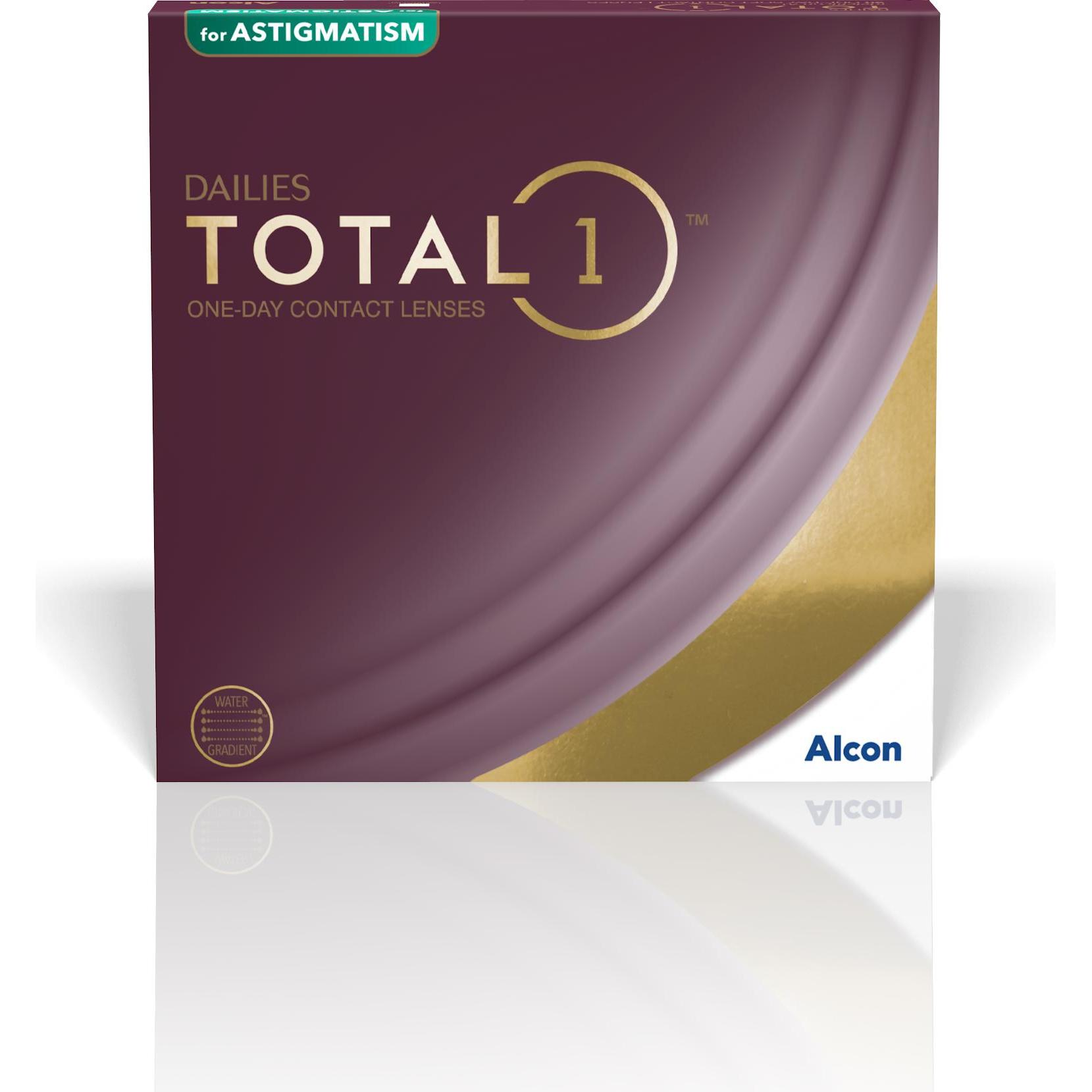 Dailies Total1, Kontaktlinsen, for Astigmatism (30 Stück, Tageslinse, Torisch)