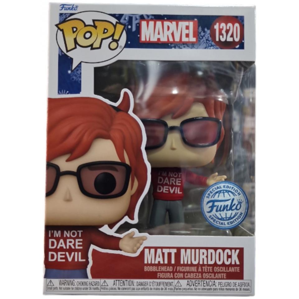 Thumbnail - Funko Pop! Marvel: Matt Murdock (I'm Not Daredevil) (Special Edition) #1320 Bobble-Head Vinyl Figure