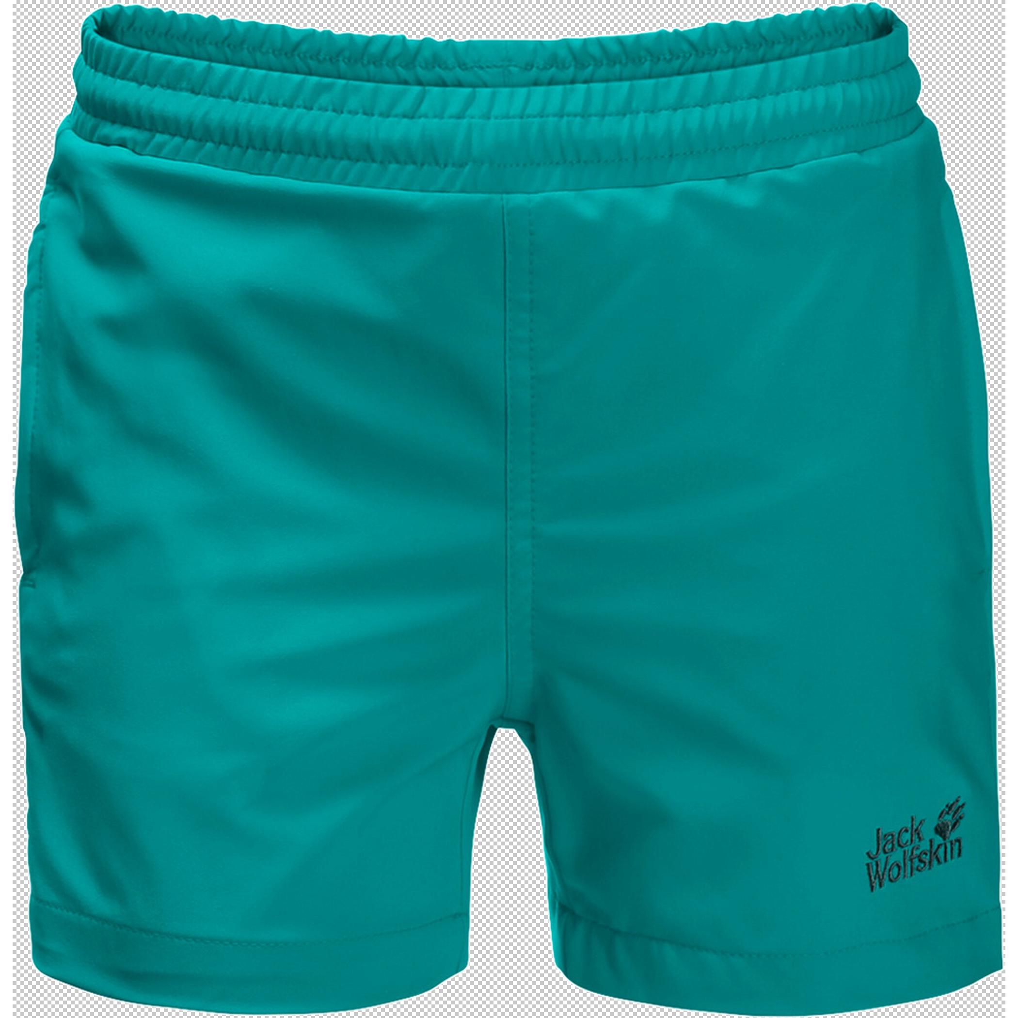 Jack Wolfskin, Herren, Badehose, Bay Swim Shorts Kinder Badehose Schwimmhose Freibad, Grün, (128)