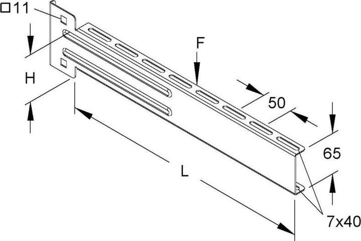 Image du produit Niedax Flèche