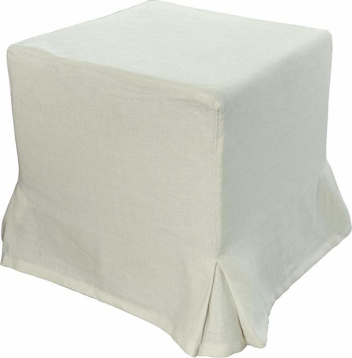 Actual product image Loberon Hocker Ulysette leinen