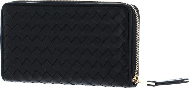 Actual product image Abro Leather Piuma Weaving Zip Wallet