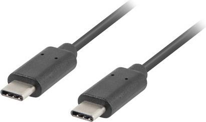 Produktbild Lanberg CA-CMCM-10CU-0018-BK USB Kabel 1,8 m USB 2.0 USB C Schwarz (1.80 m, USB 2.0)