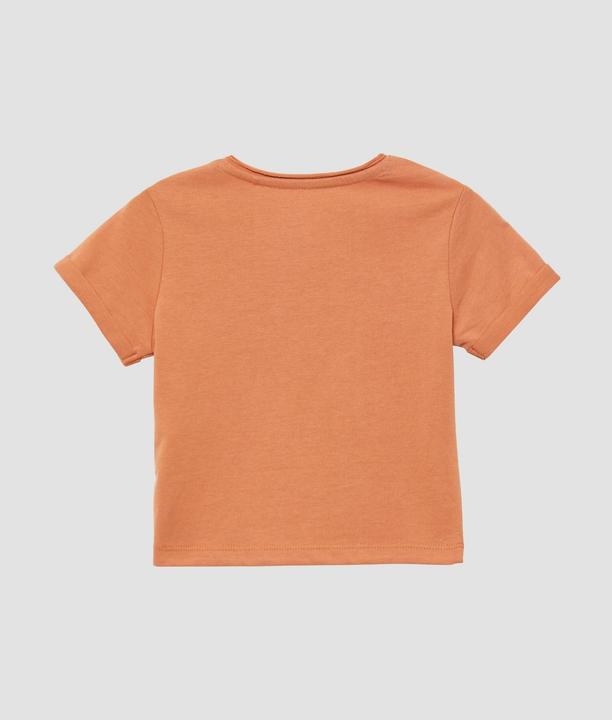 Produktbild S.Oliver T-Shirt T-Shirt mit Ärmelumschlag und Frontprint (86)