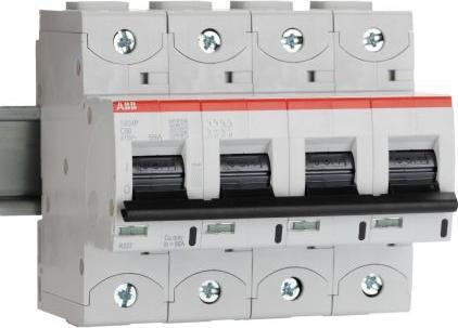 Produktbild ABB S800C Leitungsschutzschalter Typ C, 4-polig 80A Hohe Leistung DIN-Schienen-Montage