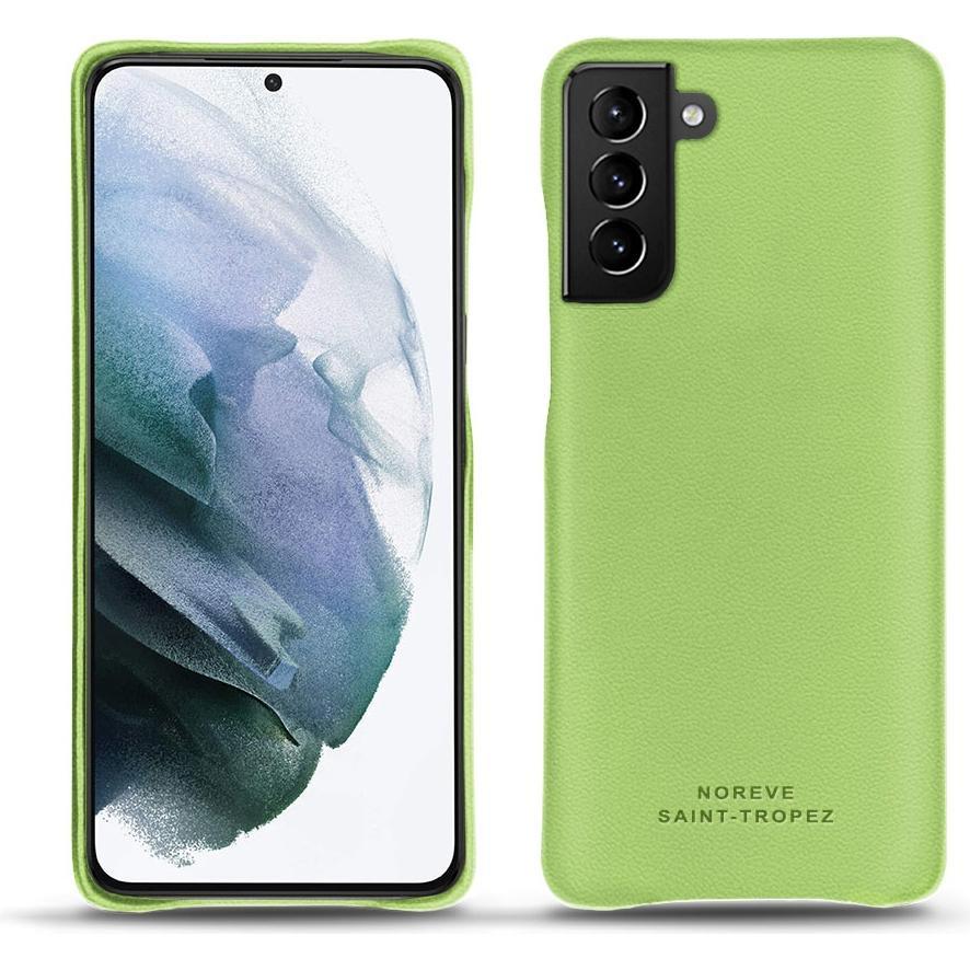 Noreve Lederschutzhülle (Samsung Galaxy S21+), Smartphone Hülle, Grün