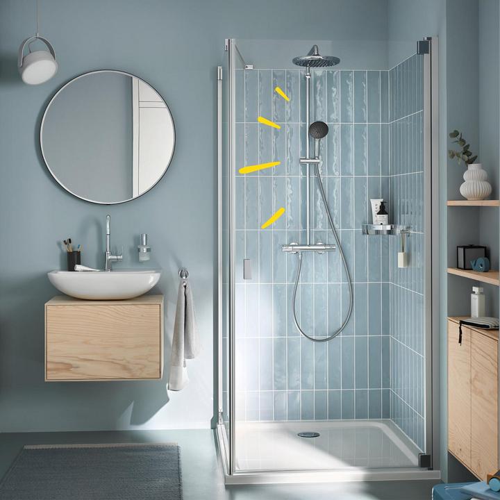 Produktbild Grohe Vitalio Start System 250 Duschsystem mit Thermostatbatterie und Vitalio Start 110 Handbrause, inkl.