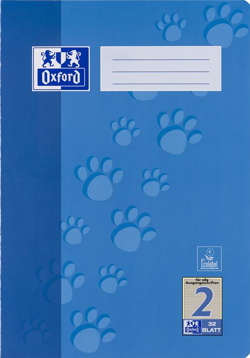 Actual product image Oxford Exercise book, A4, ruling 2 (A4)