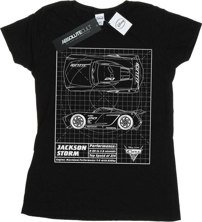 Produktbild Disney Cars Jackson Storm Blueprint TShirt (XXL)