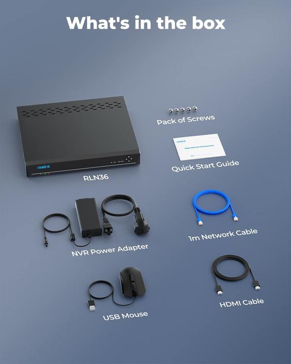 Produktbild Reolink RLN-36 (Netzwerk Videorecorder (NVR))