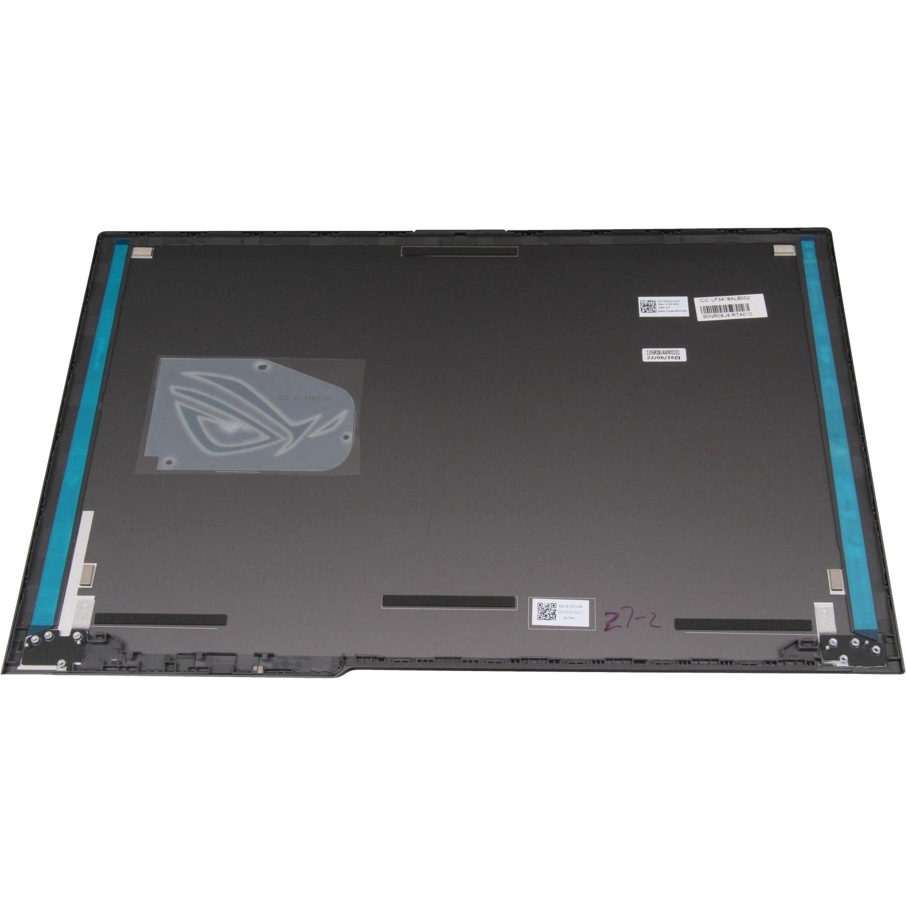 ASUS 13NR08J4AM0101 Displaydeckel, Notebook Ersatzteile, Grau