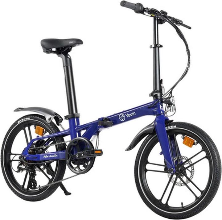 Actual product image Youin Elektrisches Fahrrad Bk1350B Marbella Blau 250 W 20"