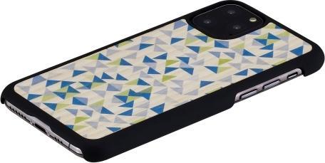 Actual product image Man&Wood SmartPhone case iPhone 11 Pro blue triangle black (Apple iPhone 11 Pro)