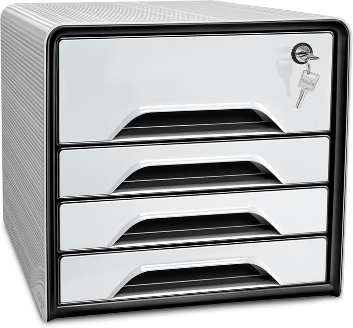 Image du produit Cep Boîte à tiroirs Smoove 7-311S blanc/noir (A4)