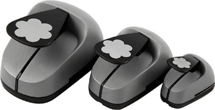 Produktbild Creativ Company Motivstanzer Blumen 3 Stück, Durchmesser: 7.5 cm, 4.9