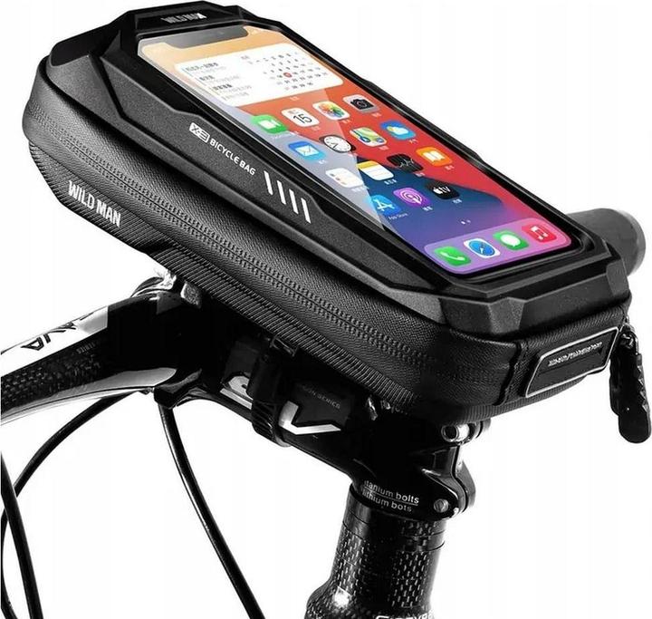 Image du produit Wildman Bicycle accessory traveling bag for handlebars with zipper X3 0,5L black (3 l, Sacoche de guidon)