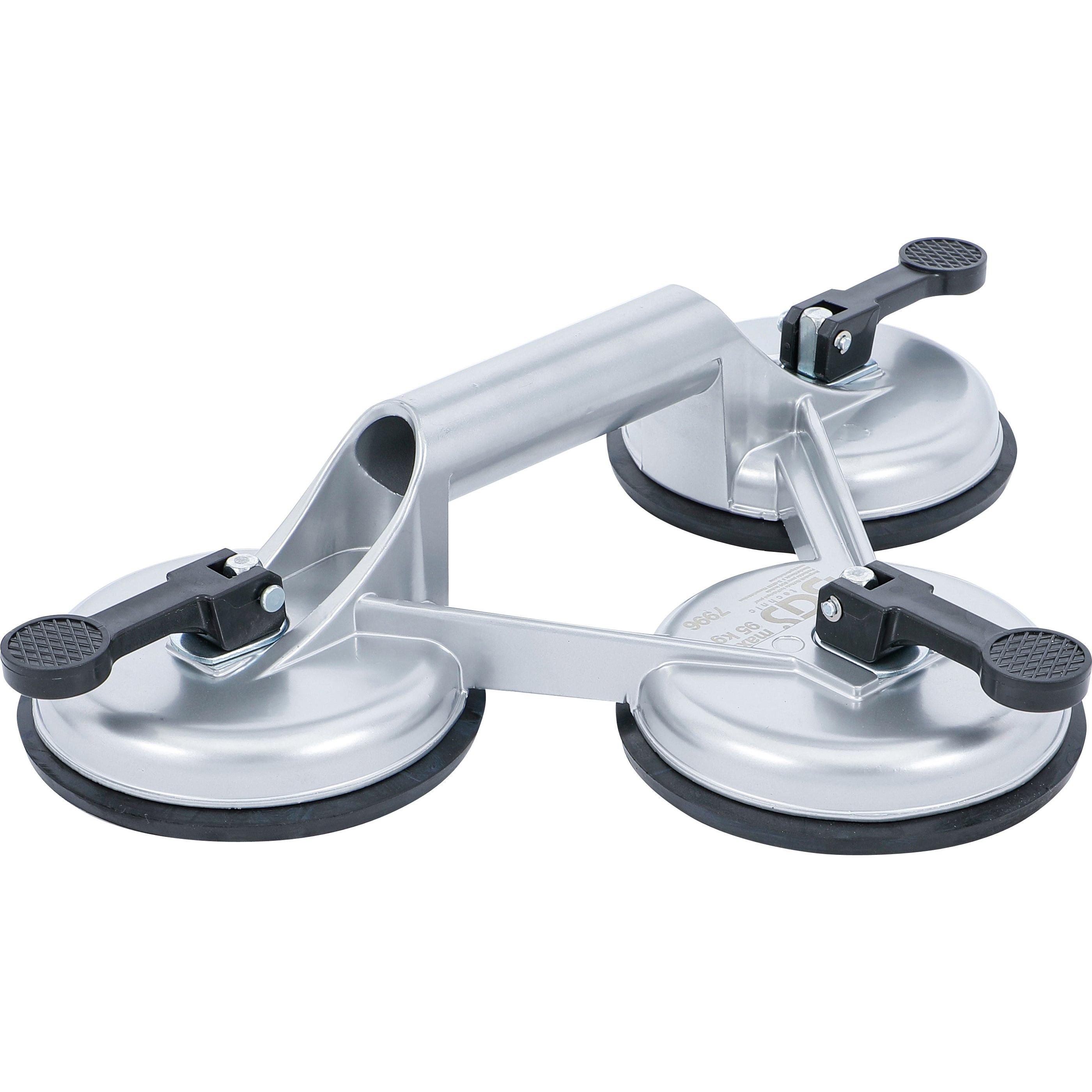 Thumbnail - BGS, Türgriff + Fenstergriff, Dreifach-Gummisauger Aluminium Ø 115 mm